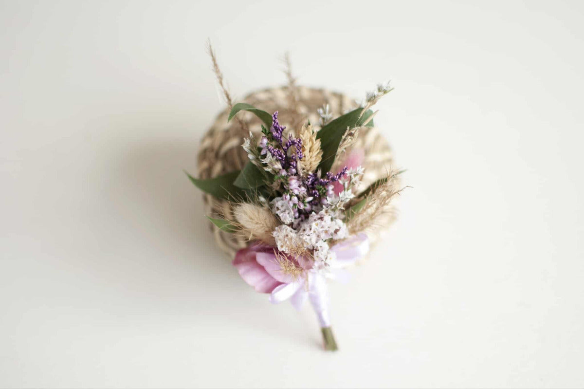 Boutonniere Purple